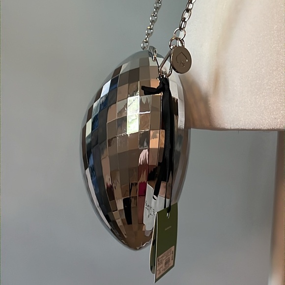 Kate Spade x Target silver disco heart bag - Picture 8 of 8